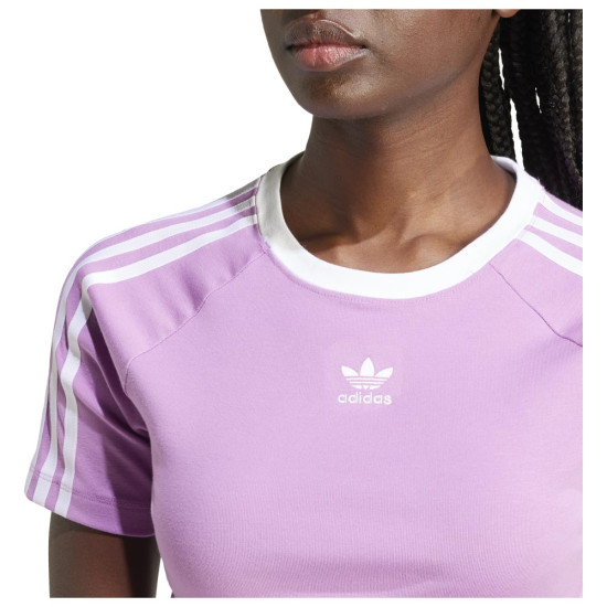 Adidas Γυναικεία κοντομάνικη μπλούζα 3-Stripes Baby Tee
